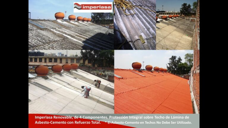 Protección efectiva contra el asbesto en techos