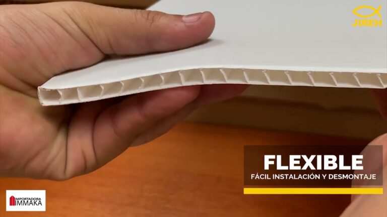 Características óptimas de techos de PVC
